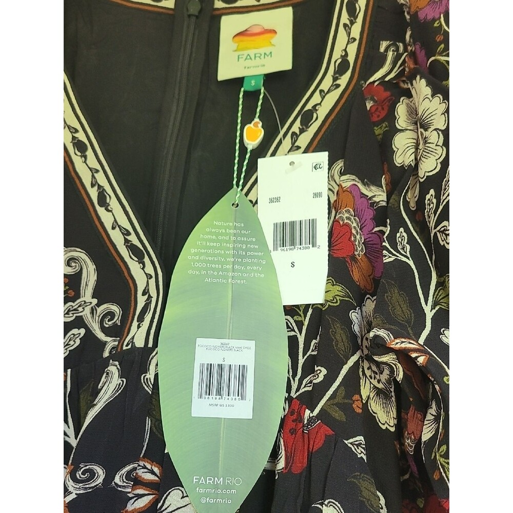 FARM Rio Rococo Flowers Maxi Dress - Picture 8 of 11
